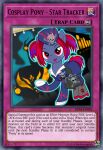 badumsquish bag clothing cosplay crossplay duel_monster earth_pony equid equine fangs feral footwear freckles friendship_is_magic gloves handwear hasbro hat headgear headwear horse legwear male mammal my_little_pony pony red_eyes shoes solo star_tracker_(mlp) stockings teeth tour_guide_from_the_underworld yu-gi-oh! yu-gi-oh_card