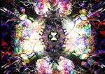  abstract black_hair kaleidoscope kijin_seija short_sleeves smile touhou 