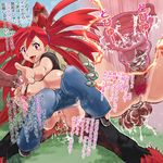  asuna_(pokemon) bestiality blaziken blush breasts cervical_penetration cervix commentary_request creature cross-section cum cum_in_pussy deep_penetration denim disembodied_penis double_vaginal fucked_silly gen_3_pokemon girl_on_top gym_leader highres jeans large_breasts long_hair mega_pokemon nipples otsukare panties pants pants_pull panty_pull penis pokemon pokemon_(creature) pokemon_(game) pokemon_rse pokemon_xy ponytail pubic_hair pussy red_eyes red_hair reverse_cowgirl_position saliva sex shirt_lift straddling translation_request underwear vaginal x-ray 