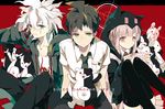  dangan-ronpa dangan-ronpa_2 hinata_hajime kkydd komaeda_nagito monokuma nanami_chiaki 