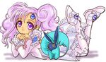  artist_request creature dark_skin dress frills meredy pantyhose purple_eyes purple_hair quickie smile tales_of_(series) tales_of_eternia twintails 