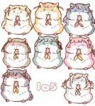  animal_focus animal_with_hair animalization anyoji_hime blue_eyes ceras_yanagida_lilienfeld commentary eating flower flower_knot green_eyes green_ribbon hair_flower hair_ornament hair_ribbon hamster hinoshita_kaho holding kachimachi_kosuzu katsuragi_izumi link!_like!_love_live! love_live! momose_ginko multi-tied_hair murano_sayaka no_humans osawa_rurino pink_ribbon ponytail rabbit_hair_ornament ribbon seed shinanoya_(satanicad) simple_background sunflower_seed triangle_hair_ornament twintails two_side_up virtual_youtuber white_background white_flower 