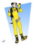 accessory anthro backpack balls bartek22 belly blinking blinking_at_viewer blue_eyes bodily_fluids boots canid canine canis circumcised clothing cock_ring collar dalmatian domestic_dog ear_piercing ear_ring ears_down erection footwear genital_fluids genitals gloves handwear hi_res humanoid_genitalia humanoid_penis jewelry latex latex_clothing looking_at_viewer male mammal nipple_piercing nipples nude nude_anthro nude_male penis penis_accessory penis_jewelry piercing pivoted_ears precum raised_hand ring_piercing shoes solo suit tail tongue tongue_out wearing_backpack