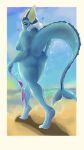 absurd_res anthro big_breasts breasts eeveelution female generation_1_pokemon hi_res nintendo pokemon pokemon_(species) solo thequieterone vaporeon water