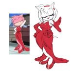 2025 amy_rose animation_sensation anthro armwear breasts clothed clothed_anthro clothed_female clothing digital_drawing_(artwork) digital_media_(artwork) dress elbow_gloves eulipotyphlan eyelashes eyes_closed female female_anthro footwear front_view full-length_portrait glistening_eyelids gloves hair handwear hedgehog hi_res high_heels lips lipstick makeup mammal mouth_closed pink_hair portrait red_clothing red_dress red_footwear red_gloves red_handwear red_high_heels red_lips red_lipstick reference_image sega shoes smile solo sonic_the_hedgehog_(series)
