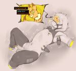 anthro bdsm bodily_fluids bondage bound bovid brainwashing caprine caroo_(character) clothing cock_and_ball_torture corruption deltarune drone dronification drooling electricity electrostimulation english_text gag gagged genital_torture genitals goat hi_res hypnosis hypnotic_visor kinkykong latex latex_clothing latex_legwear latex_stockings legwear lightning male mammal mind_break mind_control mind_wipe nipple_band nipples penis portal_ring ralsei restraints saliva sparks stockings struggling submissive submissive_male sweat sweatdrop tears text thigh_highs tickle_torture tickling tickling_armpits tickling_machine tickling_sides tight_clothing undertale_(series) urethral visor white_body