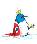  bird crown ice lowres no_humans original penguin robe scepter 