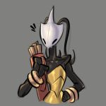 1:1 2025 advos antennae_(anatomy) anthro arthropod biped black_body digital_drawing_(artwork) digital_media_(artwork) female front_view shakra_(hollow_knight:_silksong) simple_background solo