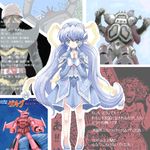  4boys blue_hair crossover gerugu_old_type golem_(sora_tobu_yuureisen) hakaider hoshino_yumemi hyouryuu_kyoushitsu jinzou_ningen_kikaider kikaider_(series) kingjoe lyrics mobile_force_gangaru multiple_boys multiple_girls nishiogi_rurubu oekaki planetarian sora_tobu_yuureisen ultra_series ultra_seven ultra_seven_(series) 