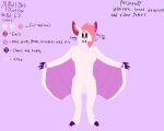 anthro bat bat_wings breasts claws fangs female female/female hi_res just_a_art_bat mammal membrane_(anatomy) membranous_wings model_sheet pawpads solo teeth wings