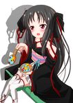  black_hair highres japanese_clothes kimono long_hair machine-doll_wa_kizutsukanai red_eyes solo tatsuya_(guild_plus) yaya_(machine-doll) 