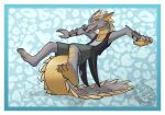 2025 anthro armor big_tail bottomwear bracers capcom claws clothed clothing ears fan_character fanged_wyvern feet foot_focus full_pad fuse_(razim) grey_body grey_scales hi_res hydez jacket lunagaron male monster_hunter orange_body orange_eyes orange_scales padded_palms paws scales scalie scaly_pawpads shirt shorts spikes tail tobi-kadachi tobi-lunagaron toe_claws topwear