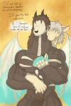 2:3 abs absurd_res aion alythewolfcat anthro big_pecs big_penis bone bone_hand bone_wings comic death_(personification) digital_media_(artwork) digital_painting_(artwork) dragon duo english_text european_mythology eyes_closed fire flaming_wings genitals greek_mythology greek_text grim_reaper hand_holding hi_res horn hug huge_penis hugging_another hugging_from_behind male male/male muscular muscular_male mythological_creature mythological_scalie mythology nipples nude painting_(artwork) pecs penis pubes scalie skull skull_head text thanatos unusual_anatomy unusual_wings wings