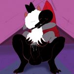 absurd_res anal anal_penetration anatid anseriform avian balls bird blush bodily_fluids bovid caprine clauneck_(cult_of_the_lamb) clothed clothing cowgirl_position cult_of_the_lamb cum cum_in_ass cum_inside duck from_front_position genital_fluids genitals hi_res horn mammal massive_monster_(studio) on_bottom on_top open_mouth partially_clothed penetration penis sex sheep slightly_chubby sweat twerpishimp