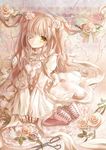  bad_id bad_pixiv_id blonde_hair boots dress eyepatch flower highres kirakishou lolita_fashion long_hair plant puracotte rose rozen_maiden scissors seiza sitting solo thigh_boots thighhighs thorns two_side_up very_long_hair vines yellow_eyes 