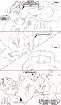  2012 anthro buckteeth comic dialogue digital_media_(artwork) duo english_text feet female female_prey feral fur group hair herpestid inner_monologue jajuka jasper_(tacokurt) lagomorph larger_pred leporid long_ears male male/female male/male mammal mongoose monochrome open_mouth paws pleading_eyes python rabbit reptile roma_(tacokurt) scalie simple_background size_difference snake tacokurt tail tail_grab teeth text thinking trio vore 