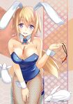  animal_ears bunny_ears bunny_girl cccpo charlotte_dunois cleavage fishnets infinite_stratos 