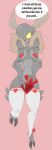  antennae_(anatomy) anthro arthropod blush candy clothing dessert english_text exoskeleton female food heart_symbol hi_res insect jizzus legwear looking_away marine pasties prehistoric_species rilini_(jizzus) shy solo stockings text trilobite yellow_eyes yellow_sclera 