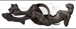 black_bars claws clothing feet female foot_fetish footwear grin hi_res high_heels kredri letterbox lizard nylons paws reptile scalie shoes smile soles solo tail toes