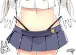  :3 black_panties buttons close-up crop_top gloves groin highleg highleg_panties kantai_collection long_hair lowleg lowleg_skirt microskirt midriff navel panties panty_lift pleated_skirt rensouhou-chan school_uniform serafuku shimakaze_(kantai_collection) shirt signature silver_hair simple_background skirt sky_(freedom) thigh_gap thong underwear white_background white_gloves 