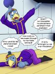  anthro avian comic dialogue english_text fuze male space text 
