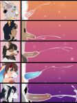 absurd_res animal_genitalia animal_humanoid animal_penis anthro balls big_penis blush bodily_fluids canid canine chart clothed clothing comparing comparing_penis cum cum_drip cumshot deer digital_media_(artwork) domestic_cat dripping duo ejaculation erection felid feline felis fellatio feral fur genital_fluids genitals greyscale hair hi_res hitoya69 huge_penis human humanoid humanoid_genitalia humanoid_penis interspecies male male/male mammal monochrome mythological_creature mythology not_furry nude oral penile penis penis_chart penis_size_difference portrait sex simple_background size_difference smile vein veiny_penis white_body white_fur
