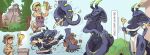  anthro artifact big_breasts big_butt breast_growth breasts butt butt_expansion clothed clothing colored confusion covering covering_breasts english_text expansion explorer female gender_transformation growth hi_res holp human jewelry magic male mammal mtf_transformation nude purple_body reptile scalie sequence snake solo species_transformation surprised_expression tail tail_growth text thick_thighs thigh_expansion time_skip torn_clothing transformation 