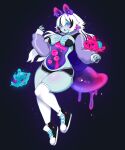 absurd_res ambiguous_gender animal_humanoid bottomwear breasts clothed clothing dripping female gastropod gastropod_humanoid goo_creature group hi_res hotpants houndeater humanoid jacket knee_highs lamp lava_lamp lava_lamp_body lava_lamp_creature legwear microshorts minishorts mollusk mollusk_humanoid shorts skimpy slug slug_humanoid tail topwear translucent translucent_body trio