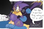 2023 absurd_res anal anal_orgasm anal_penetration animal_genitalia anthro anthro_penetrated anthrofied arm_grab ball_size_difference balls balls_deep balls_touching belly blade blush bodily_fluids breath chair_position chaokocartoons clenched_teeth disembodied_hand dominant dominant_male dripping_heart drooling duo ejaculation english_text erect_tail faceless_character faceless_male felid feline from_behind_position fucked_silly generation_5_pokemon genitals grabbing_from_behind green_eyes hands-free hi_res kerchief kerchief_only larger_male male male/male male_anthro male_focus male_on_bottom male_on_top male_penetrated male_penetrating male_penetrating_male mammal mostly_nude navel neckerchief neckerchief_only neckwear nintendo offscreen_character on_bottom on_top orange_eyelids orange_kerchief orange_neckerchief orgasm penetration penile penile_penetration penis penis_in_ass penis_tip pokemon pokemon_(species) purrloin rough_sex saliva sawk sex sheath size_difference smaller_male smaller_penetrated solo_focus speech_bubble stuttering tail tail_blade tail_grab teeth text weapon_tail