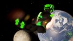 anthro canid canine canis dragon earth f4r3u5z hi_res hybrid hyper macro male male/male mammal mephitid micro moon mythological_creature mythological_scalie mythology paws planet scalie skunk solo space terra_macro wolf