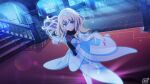  1girl blonde_hair blue_dress blue_eyes blue_hairband blush bodysuit breasts cendrillon_(toaru_majutsu_no_index) dress game_cg glass_slipper hairband light_smile long_hair looking_at_viewer medium_breasts official_art see-through_clothes see-through_dress see-through_hairband sleeveless sleeveless_bodysuit solo toaru_majutsu_no_index toaru_majutsu_no_index:_imaginary_fest toaru_majutsu_no_index:_new_testament 