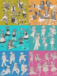  absurdres alternate animal cat chair collared double frills highres invisible legs maid musical non-web_source one standing 