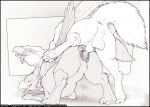animal_genitalia animal_pussy anus artonis ass_up avian balls bodily_fluids butt canine_genitalia canine_pussy cum cum_in_pussy cum_inside duo female feral genital_fluids genitals gryphon hi_res knotting male male/female mythological_avian mythological_creature mythology pawpads penetration perineum pussy raised_tail tail vaginal vaginal_knotting vaginal_penetration