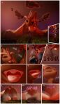 3d_(artwork) absurd_res anthro attribute_theft butt city destruction digital_media_(artwork) duo dynamax female generation_4_pokemon genitals glowing growth growth_sequence hi_res looming lopunny lucario macro male male/female nadinada nintendo paws pokemon pokemon_(species) pussy sequence shrinking size_difference size_theft size_transformation tail tongue transformation vore