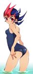  1girl genderswap solo swimsuit tsukumo_yuma tsukumo_yuuma yu-gi-oh! yuu-gi-ou_zexal 