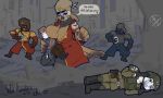 4:3 angry anthro armor astra_militarum avian big_breasts bird bodily_fluids breast_play breast_suck breastfeeding breasts capcom clothing crying dancing devil_may_cry dialogue digital_drawing_(artwork) digital_media_(artwork) english_text female female_anthro group guardsman_(warhammer_40k) guardswoman_(warhammer_40k) hat headgear headwear helmet hi_res human human_on_anthro humor imperial_guard imperium_of_man interspecies karakylia larger_female male male/female male_human male_human/female_anthro mammal meme military mommy_kink owl size_difference smaller_male speech_bubble sucking tears text vostroyan_firstborn warhammer_(franchise) warhammer_40000 wojak