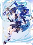  1boy anemo_symbol_(genshin_impact) animal_print arm_at_side armor belt bird_print black_belt black_bodysuit black_bow black_bridal_gauntlets black_leggings black_sand black_shorts blue_eyes blue_gemstone blue_hat blue_kimono blue_sleeves bodysuit bow bridal_gauntlets bright_pupils covered_collarbone eyeliner eyeshadow feathers full_body furisode gem genshin_impact gold gold_ring hakama hakama_shorts hand_up hat highres hikaru002001 japanese_armor japanese_clothes jingasa juban kimono kote kurokote layered_sleeves leg_warmers leggings looking_at_viewer makeup male_focus mandarin_collar middle_ring open_clothes open_kimono parted_lips pleated_shorts pom_pom_(clothes) purple_rope purple_sash red_eyeliner red_eyeshadow rope sandals sash scaramouche_(genshin_impact) short_sleeves shorts shoulder_peek solo stirrup_legwear tassel toeless_legwear toes tsurime uneven_eyes vision_(genshin_impact) wanderer_(genshin_impact) white_kimono white_leg_warmers white_mouth white_pupils white_sleeves white_trim wind yellow_feathers zouri 