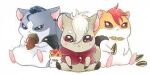  animal arai_satomi bicine_(precure) bristol harryham_harry hugtto!_precure jewelry looking_at_viewer lowres miki_shin&#039;ichirou necklace noda_junko non-web_source pet precure seed sitting 