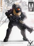  1boy absurdres armor artist_name assault_visor backpack bag character_name chinese_commentary commentary english_text full_armor full_body gun halo:_reach halo_(series) heavy_machine_gun helmet highres holding holding_gun holding_weapon jorge-052 m247h_heavy_machine_gun machine_gun orange_visor power_armor science_fiction shoulder_armor solo standing unsc_(emblem) user_yzmu4227 weapon 