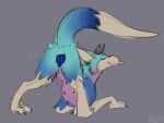 anary animal_genitalia animal_pussy blep canine_genitalia canine_pussy dragon eyes_closed female feral flagging fur furred_dragon furred_scalie genitals heliofox hi_res inviting mythological_creature mythological_scalie mythology presenting presenting_pussy pussy quadruped raised_tail scalie simple_background solo tail teasing tongue tongue_out