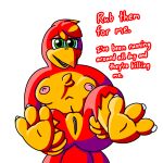 1:1 anthro avian banjo-kazooie bird breasts breegull feet female foot_focus genitals hi_res kazooie lying naughtyblitz64 nipples on_back pussy rareware soles solo talons toes