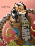 3:4 anthro felid hi_res lin_hu male mammal nekojishi pantherine solo spicyocean studio_klondike tiger