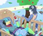 absurd_res animated anthro bird_dog bodily_fluids booties canid canine canis clock clothed clothing crib cuff_(restraint) diaper domestic_dog domestic_ferret female female/female genital_fluids golden_retriever hi_res hunting_dog hypnosis hypnotic_eyes mammal mind_control miss_zoe_ferret(character) mitten_hands mustelid musteline nursery pocketwatch restraints retriever sparkle_(character) trans_(lore) trans_woman_(lore) true_musteline tyrrando unclean_diaper urine used_diaper watch wearing_diaper weasel wet_diaper