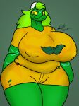2025 anthro big_breasts bottomwear breasts chameleon clothed clothing crossgender digital_media_(artwork) epic_games female fortnite green_body hair hat headgear headwear hi_res huge_breasts isaiahtse lizard looking_at_viewer mtf_crossgender nipple_outline reptile scalie shirt shorts smile solo thick_thighs topwear wide_hips yellow_bottomwear yellow_clothing yellow_sclera yellow_shirt yellow_shorts yellow_topwear ziggy_(fortnite)