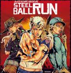  3boys aqua_hat aqua_shirt artist_name bandana belt black_border black_gloves blonde_hair blue_eyes blue_lips blue_nails blue_pants border brown_gloves brown_hat brown_pants commentary copyright_name cowboy_shot derivative_work diego_brando elbow_gloves english_commentary english_text eyewear_on_headwear from_side gloves green_eyes green_lips grey_belt gyro_zeppeli hair_between_eyes hand_on_own_chest hand_on_own_hip hand_up hashtag-only_commentary hat henoopd highres hood hoodie horseshoe_ornament johnny_joestar jojo_no_kimyou_na_bouken long_hair long_sleeves looking_at_viewer male_focus medium_hair midriff multiple_boys own_hands_together pants parted_lips red_background red_dead_redemption_(series) red_dead_redemption_2 red_lips shirt steel_ball_run tied_shirt toned toned_male upper_body video_game_cover_redraw white_bandana white_hoodie 