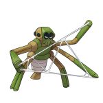  artist_request bug full_body no_humans official_art outline pokemon pokemon_(creature) pokemon_focus pokemon_sv silk solo spidops standing third-party_source transparent_background white_outline 