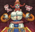 2025 4_fingers abstract_background animatronic artist_name big_breasts bottomwear bow_tie breast_squish breasts bulging_breasts cleavage clothed clothing clown clown_makeup clown_nose curvy_figure dancewear dialogue english_text eyelashes eyeshadow female fingers five_nights_at_freddy&#039;s five_nights_at_freddy&#039;s:_secret_of_the_mimic graphite_(artwork) hair hat headgear headwear hi_res hourglass_figure huge_breasts huge_hips huge_thighs humanoid jackie_(fnaf) leotard long_arms looking_at_viewer machine makeup marker_(artwork) not_furry offering_hug open_mouth open_smile parasitedeath party_hat pigtails red_hair robot robot_humanoid rosy_cheeks scottgames skirt smile solo spread_arms squish talking_to_viewer teal_eyes text thick_thighs traditional_media_(artwork) tutu voluptuous voluptuous_female voluptuous_humanoid watermark white_body wide_hipped_female wide_hipped_humanoid wide_hips