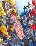 alien anthro armor bodily_fluids breasts catherine-b320 cum cum_in_mouth cum_inside cum_on_body cum_on_breasts female forced genital_fluids genitals green_eyes group hair halo_(series) holding_penis human human_penetrated korblorp male male/female mammal microsoft penetration penile penile_penetration penis penis_in_vagina rape red_hair sangheili sex tagme vaginal vaginal_penetration xbox_game_studios