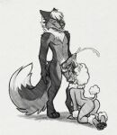 2025 4_toes 5_fingers all_fours animal_genitalia animal_penis ankle_tuft anthro anthro_on_anthro arm_tuft balls blush bodily_fluids breasts canid canine canine_genitalia canine_penis canis cum cum_on_face cumshot domestic_dog duo ejaculation erection eyeshadow fangs feet female fingers fur genital_fluids genitals hair hi_res hindpaw humanoid_hands knot knotted_penis leg_tuft makeup male male/female mammal marie_(nightdancer) mature_anthro mature_female navel neck_tuft nightdancer_(character) nipple_piercing nipple_tassels nipples nude nude_anthro nude_female nude_male paws penis piercing poodle sagging_breasts smile snowy18 standing tail teeth toes tongue tongue_out tuft wolf wrist_tuft