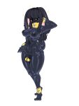 absurd_res anthro bdsm big_breasts blush bondage bound breasts bulge butt chastity_device clothed clothing collar cuff_(restraint) digital_media_(artwork) drone dronification fur genitals hair herm hi_res intersex lagomorph latex latex_clothing latex_skinsuit leporid lock_bulge lock_symbol looking_down looking_pleasured mammal nipples null_bulge penile rabbit restraints rubber_clothing sex simple_background skinsuit smile solo submissive tail takanuri tight_clothing
